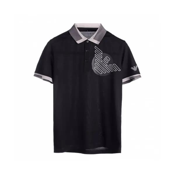 [알마니]Armani 2020 Mens Logo Silket Short Sleeved Ts… - 1