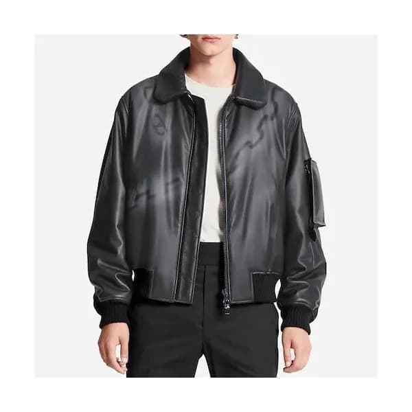 [루이비통]Louis vuitton 2020 Mens Logo Leather Jackets… - 1
