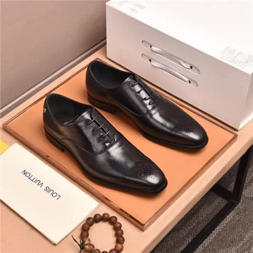 Louis Vuitton 2020 Men's Leather Oxford Shoes … - 1