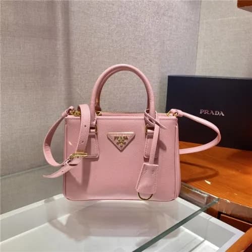 Prada 2020 Women's Leather Mini Tote Shoulder … - 1