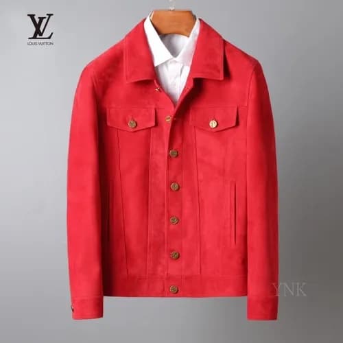 [루이비통]Louis vuitton 2020 Mens Logo Leather Jackets… - 1