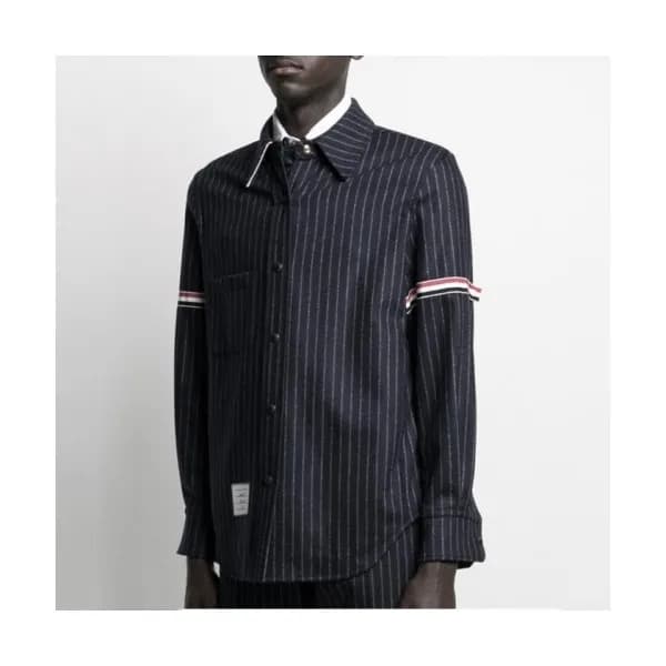[톰브라운]Thom Browne 2020 Mens Strap Cotton Tshirts -… - 1