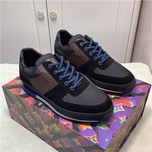 Louis Vuitton 2021 Men's Leather Sneakers - 루이… - 1