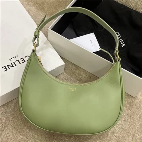 [셀린느]Celine 2021 Women's Leather Hobo Bag,25cm… - 1