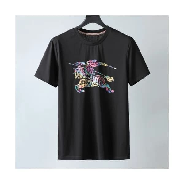 Burberry Mens Logo Cotton Short Sleeved Tshirts B… - 1