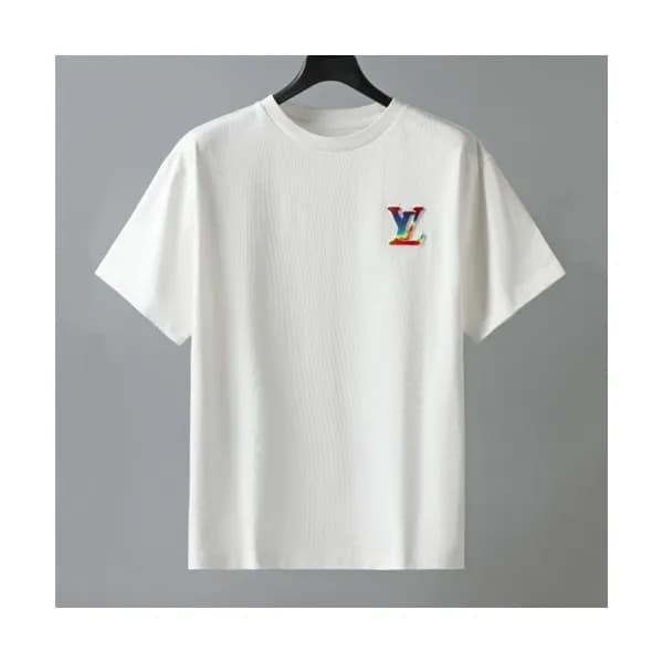 [캐쥬얼]Louis vuitton Mm/Wm Logo Short Sleeved Tshir… - 1