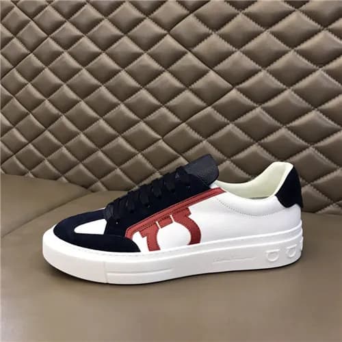 Salvatore Ferragamo 2021 Men's Leather Sneaker… - 1