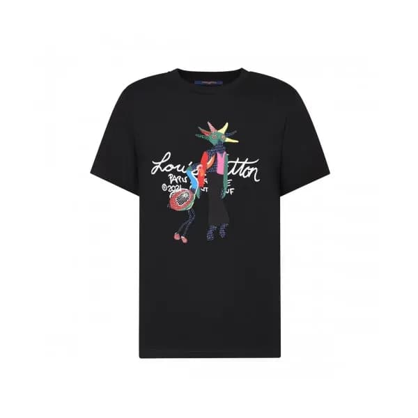 Louis vuitton Unisex Logo Short Sleeved Tshirts B… - 1