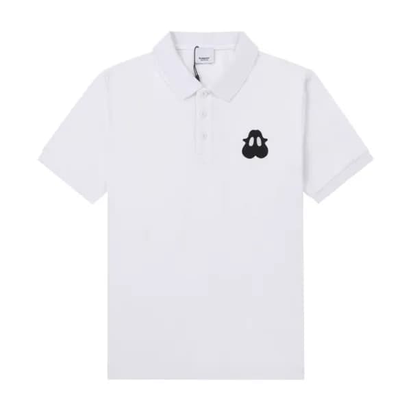 버버리 남성 화이트 폴로 반팔티 - Mens White Tshirts - Bur04248x - 1