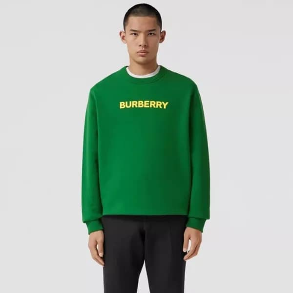 버버리 남성 그린 맨투맨 - Burberry Mens Green Tshirts - bur… - 1