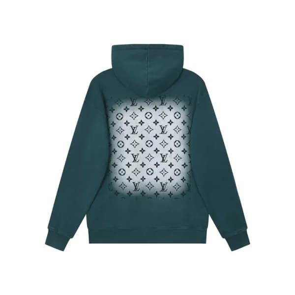 루이비통 남자 그린 후드티 - Louis vuitton Mens Green Hoodie -… - 1