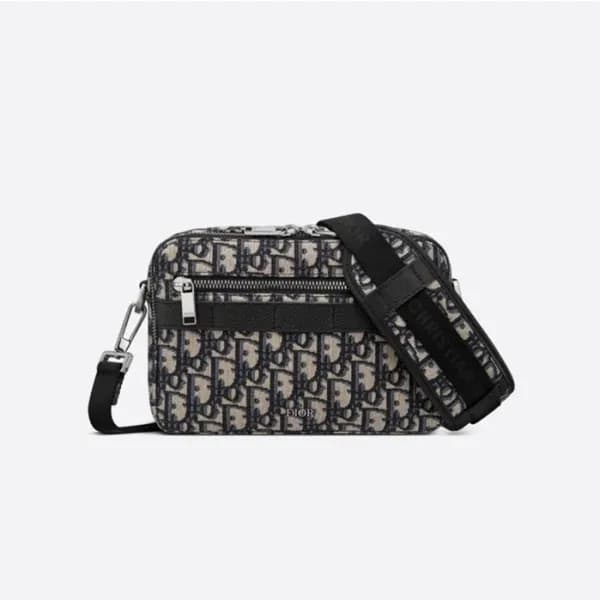 디올 남성 네이비 오블리크 크로스백 - Dior Mens Navy Cross Bag - d… - 1