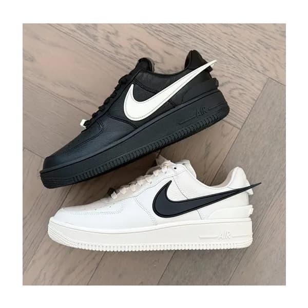 엠부시*나이키 남/녀 블랙 스니커즈 - Ambush*Nike Unisex Black Sne… - 1