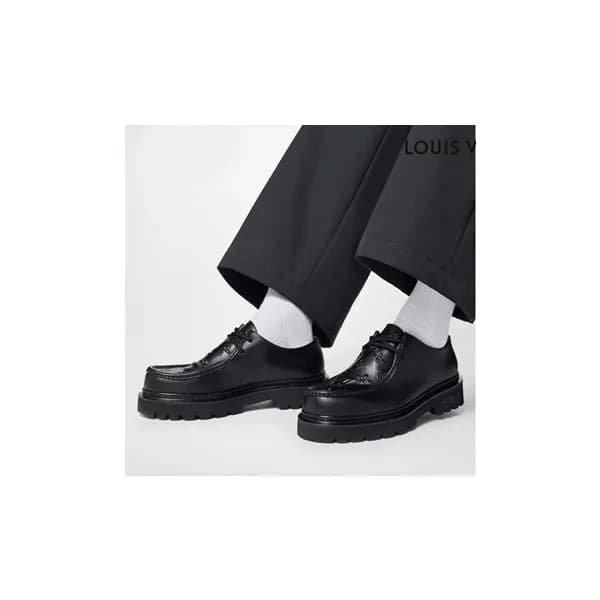 루이비통 남성 블랙 옥스퍼드 - Louis vuitton Mens Black Oxford … - 1