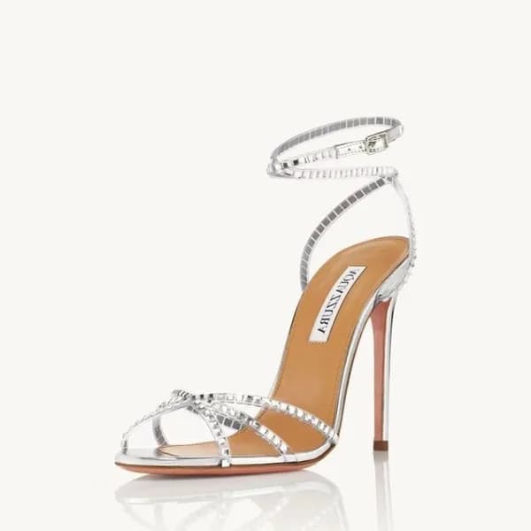 아쿠아주라 여성 화이트 하이힐 - Aquazzura Womens White High-hee… - 1