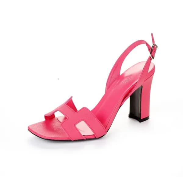 에르메스 여성 핑크 하이힐 - Hermes Womens Pink High-heels - h… - 1
