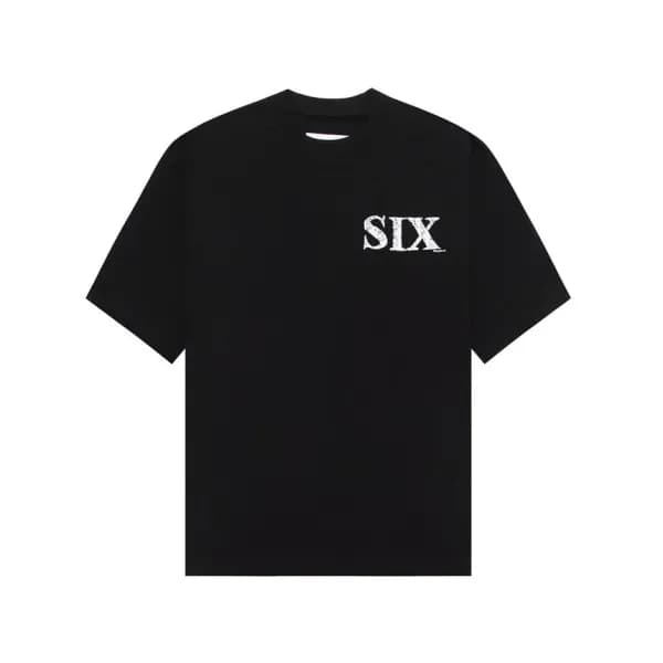 메종마르지엘라 남/녀 크루넥 블랙 반팔티 - Maison Margiela Unisex Bl… - 1