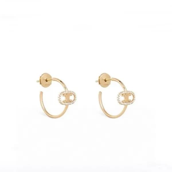 셀린느 여성 골드 이어링 - Celine Womens Gold Earring - acc46… - 1