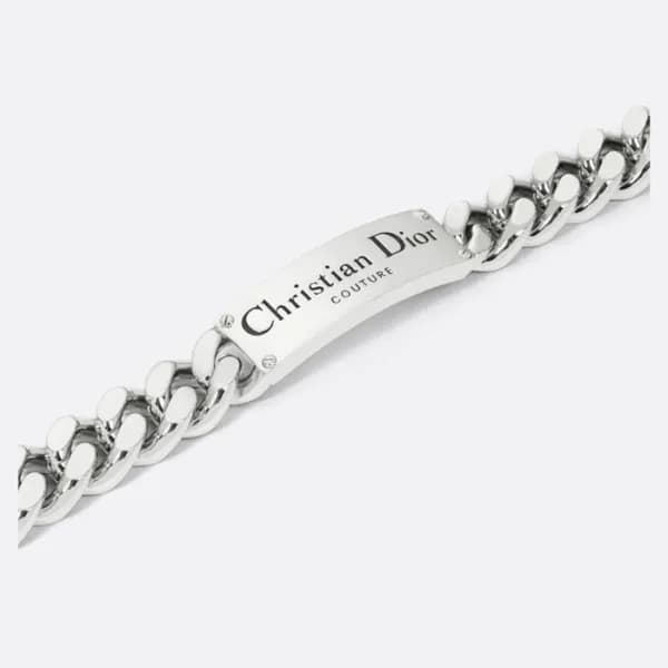 디올 남성 화이트 골드 팔찌 - Dior Mens White Gold Bangle - ac… - 1