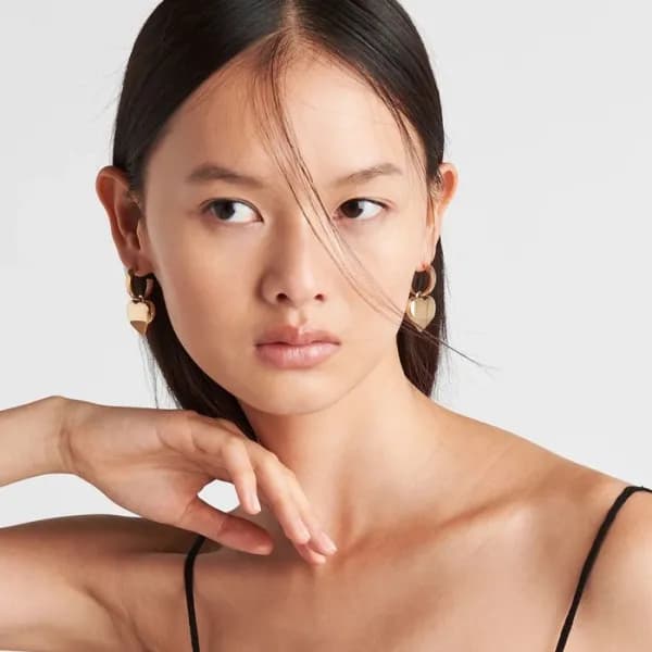 프라다 여성 골드 이어링 - Prada Womens Gold Earring - acc694…