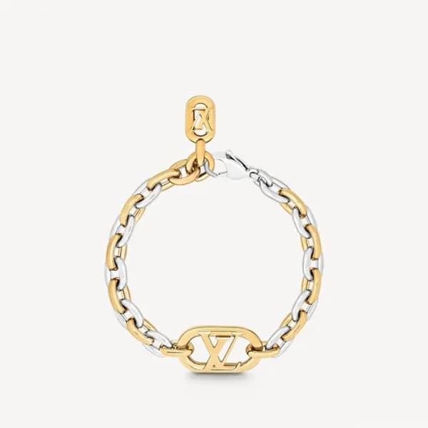 루이비통 여성 골드 팔찌 - Louis vuitton Womens Gold Bangle -… - 1