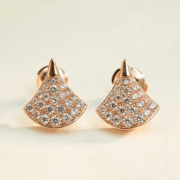 불가리 여성 로즈 골드 이어링 - Bvlgari Womens Rose Gold Earrin… - 1