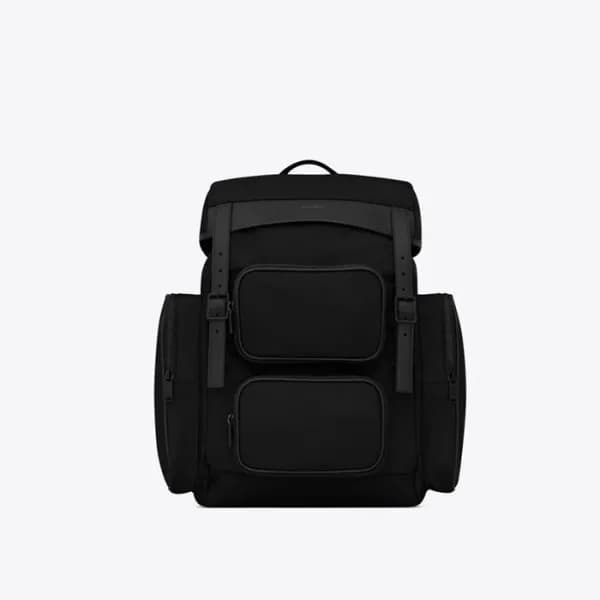입생로랑 남성 블랙 백팩 - Saint Laurent Mens Black Back Pack… - 1