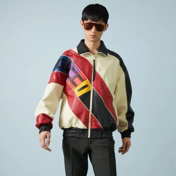 구찌 남성 모던 레드 가죽 자켓 - Gucci Mens Red Jackets - guc3… - 1