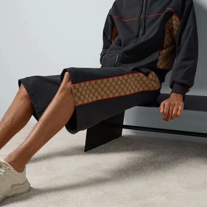 구찌 남성 캐쥬얼 블랙 반바지 - Gucci Mens Black Half-pants - g… - 1