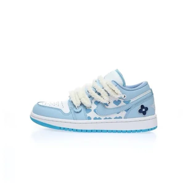 나이키 x Air Jordan 남/녀 블루 스니커즈 - Nike Unisex Blue Sn… - 1