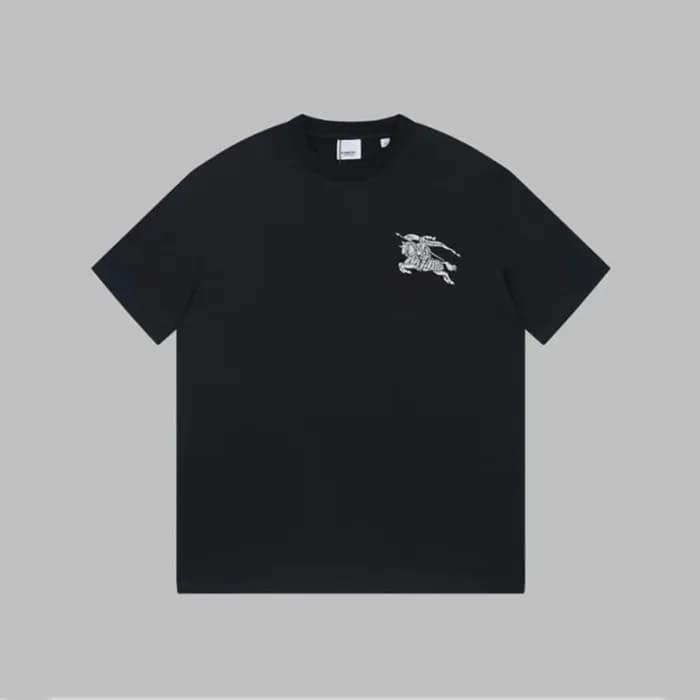 버버리 남성 블랙 티셔츠 - Burberry Mens Black Tshirts - buc3… - 1