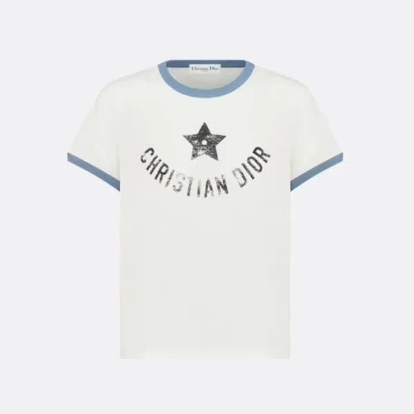 디올 여성 반팔 티셔츠 - Dior Womens Round Tshirt - dic966x - 1