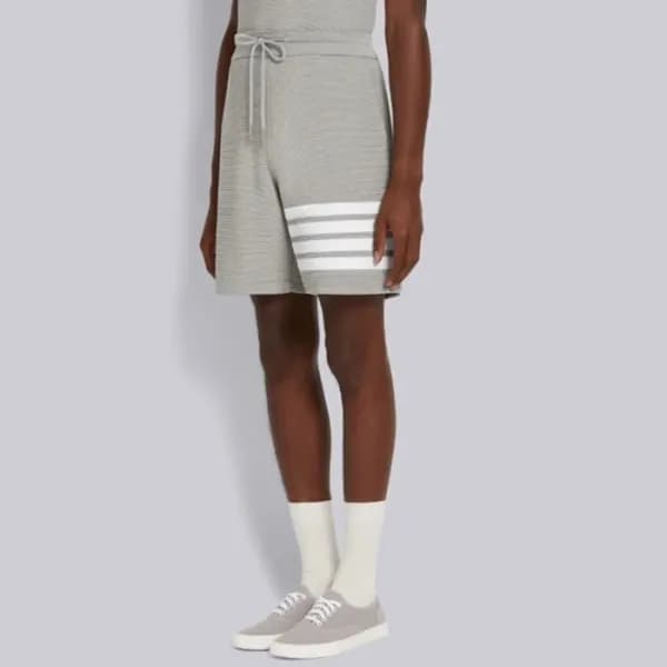 톰브라운 남성 그레이 반바지 - Thom Browne Mens Gray Half-pants… - 1