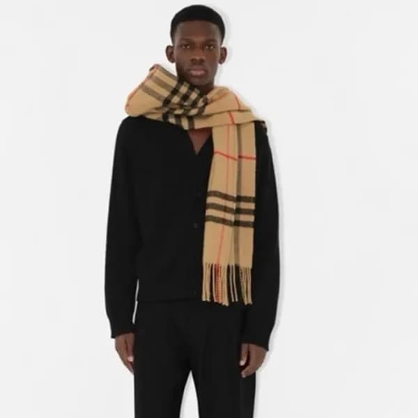 버버리 남/녀 클래식 머플러 - Burberry Unisex Classic Muffler … - 1