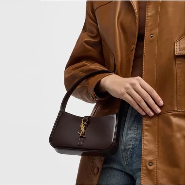 입생로랑 여성 LE5A7 미니 호보 백 - Saint Laurent Womens LE5A7… - 1