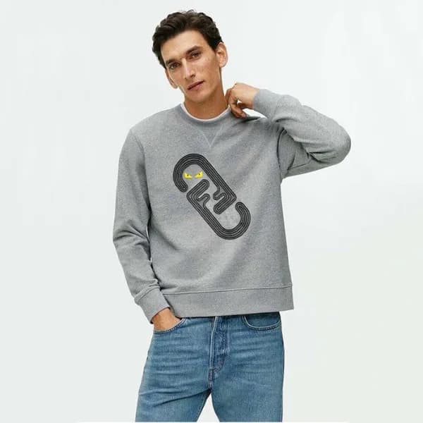 펜디 남성 라운드 맨투맨 - Fendi Mens Round Tshirt - fec3096x - 1