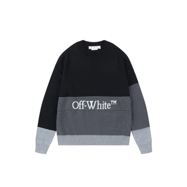 오프화이트 남성 라운드 니트 - Off-white Mens Round Knitwear - … - 1