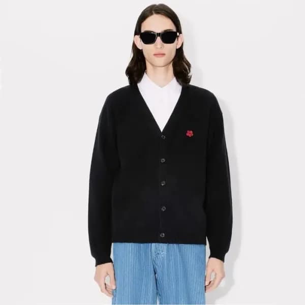 겐조 남성 브이넥 가디건 - Kenzo Mens V-neck Cardigan - ken41… - 1