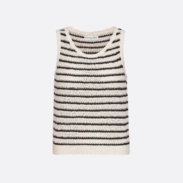 디올 여성 라운드 나시 - Dior Womens Round Sleeveless Top - … - 1