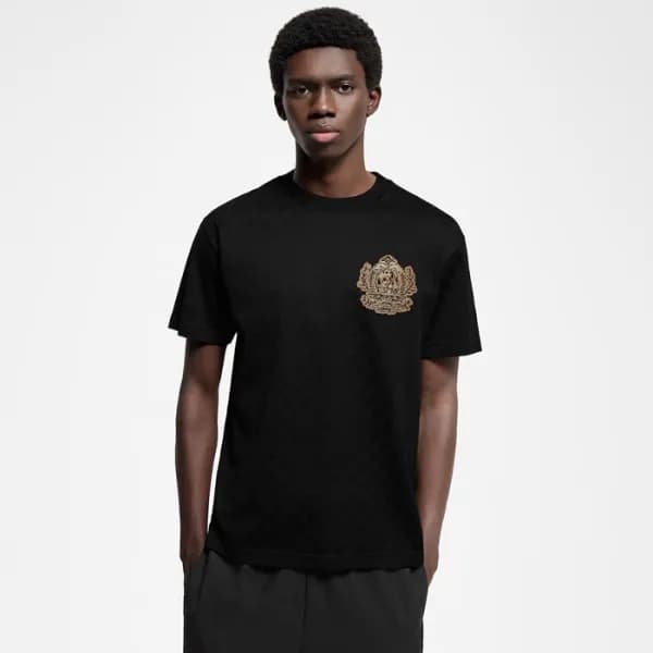 루이비통 남성 라운드 반팔 티셔츠 - Louis vuitton Mens Round Tshi… - 1