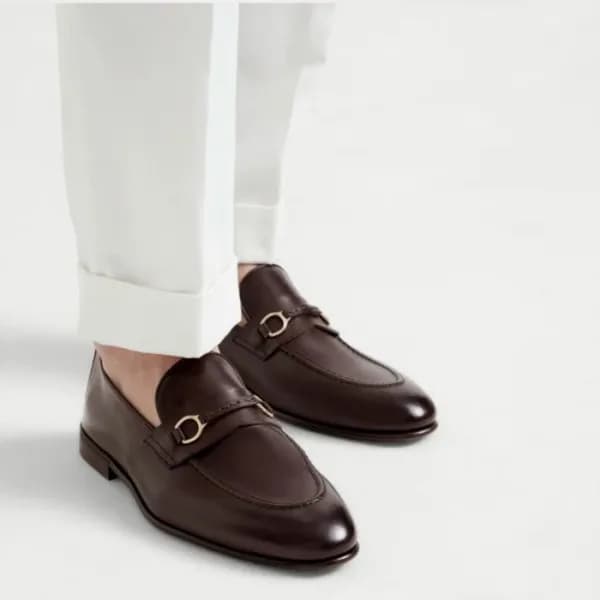 브루넬로쿠치넬리 남성 스트랩 로퍼 - Brunello Cucinelli Mens Strap… - 1