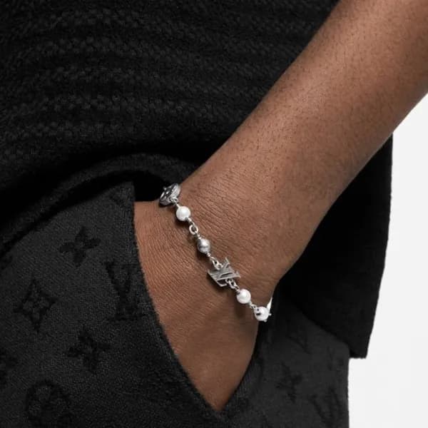 루이비통 여성 골드 팔찌 - Louis vuitton Womens Gold Bangle -… - 1