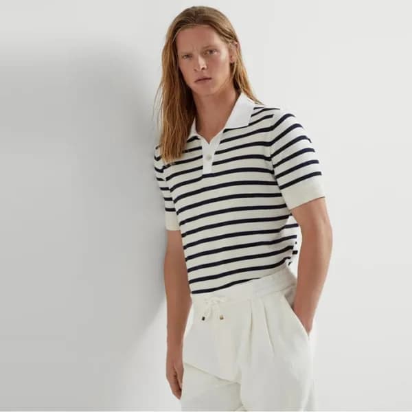 브루넬로쿠치넬리 남성 폴로 티셔츠 - Brunello Cucinelli Mens Polo … - 1