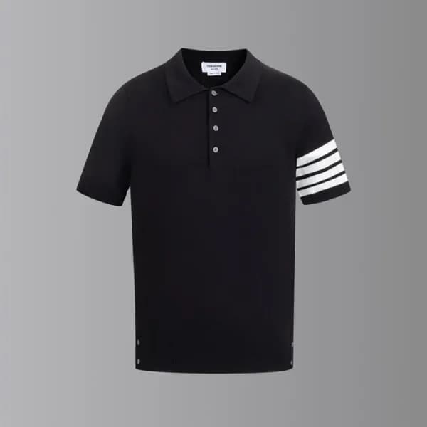 톰브라운 남성 폴로 반팔티 - Thom Browne Mens Polo Tshirt - th… - 1