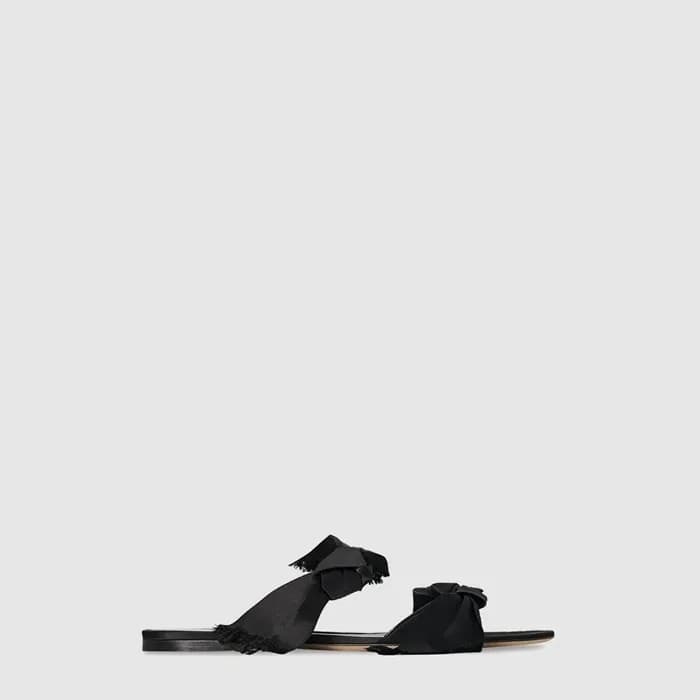 더 로우 여성 Vika 새틴 노트 샌들 - The Row Womens Vika Satin … - 1