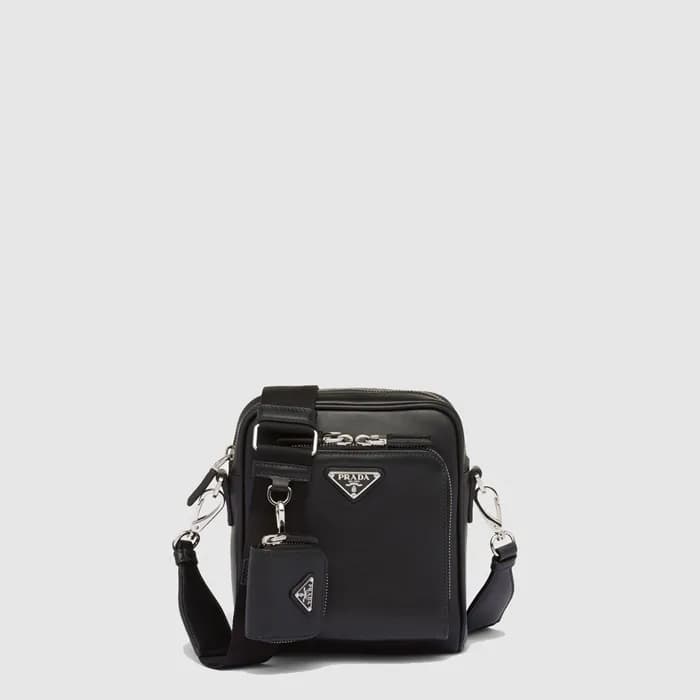 프라다 남성 파우치 가죽 숄더백 2VH168 - Prada Mens Leather Shou… - 1