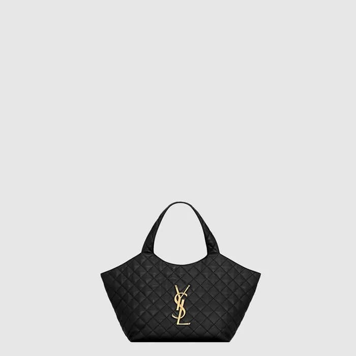 입생로랑 여성 퀼팅 나파 Icare 미디엄백 - Saint Laurent Womens Qu… - 1