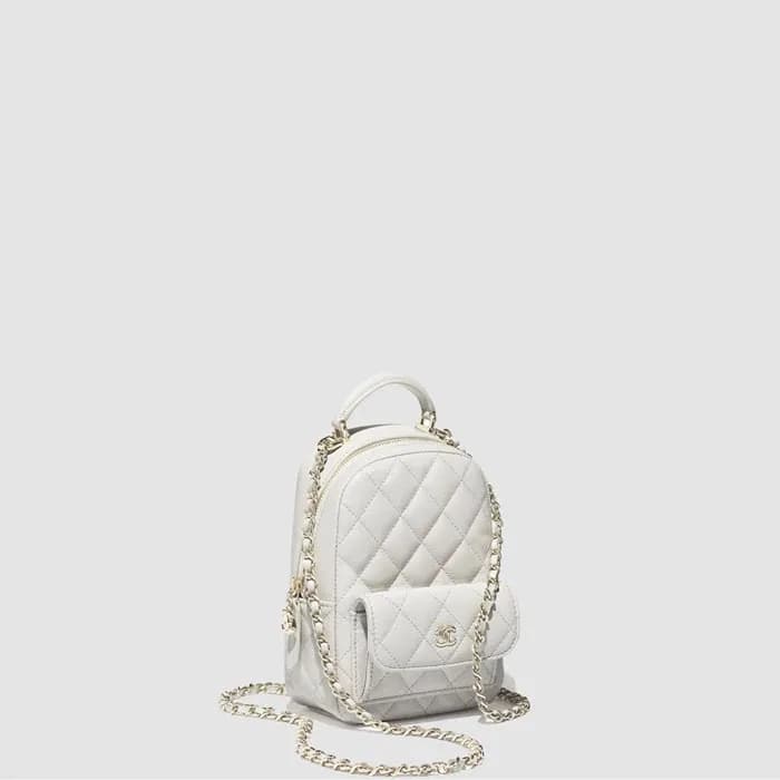 샤넬 여성 미니 백팩 - Chanel Womens Mini Backpack - chb111… - 1
