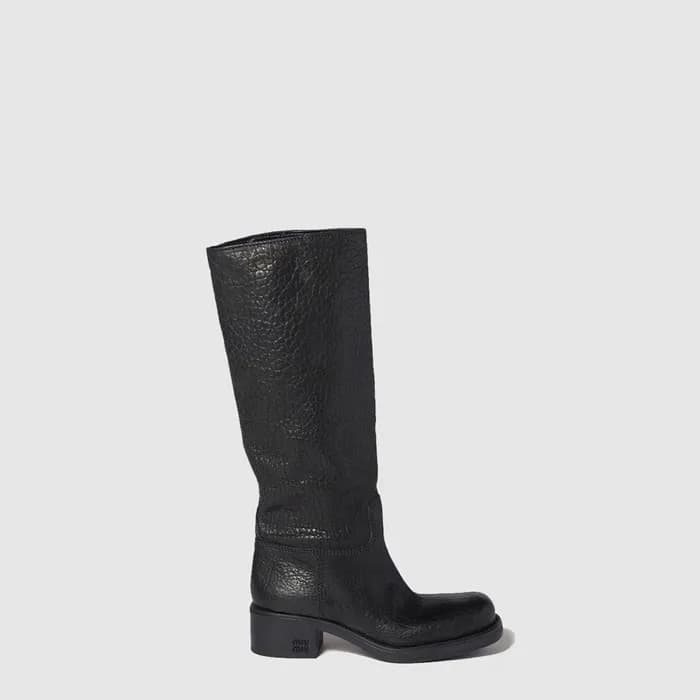 미우미우 여성 가죽 부츠 - Miumiu Womens Leather Boots - mis8… - 1