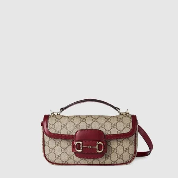 구찌 여성 홀스빗 스몰 탑 핸들백 - Gucci Womens Horsebit Small T… - 1